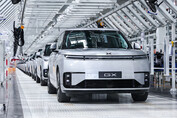 First mass-produced Xpeng GX robotaxi rolls off the production line