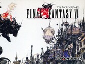 The original 1994 Final Fantasy VI key art by Yoshitaka Amano, featuring Terra Branford and the industrial city of Vector.