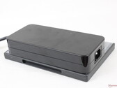 External power bricks for laptops are getting kind of chonky. This MSI adapter measures 18 x 8.5 x 3.5 cm and weighs just under 1 kg