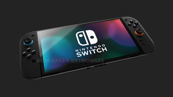 The Nintendo Switch 2 has a new button on the right Joy-Con. (Image source: 91Mobiles & OnLeaks)