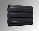 Samsung T7 Shield portable SSD in black finish (Source: Samsung)