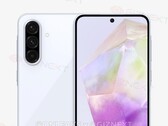A "Galaxy A36" render. (Image source: GizNext)