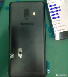 Samsung Galaxy C10 leaked image July 2017, dual camera setup clearly visible