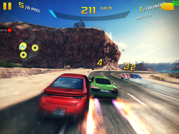 Asphalt 8 Airborne on the Samsung Galaxy Tab S3