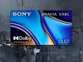 Front of 77-inch Sony Bravia 8 OLED TV shown