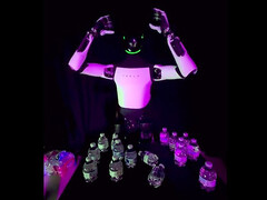 Tesla Optimus before fall the fall. (Image source: Decent_Cheesecake643/Reddit)