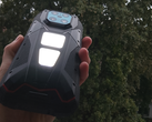 The V Max Play with its back lights on (Image source: Sergey Tarasov - Notebookcheck)