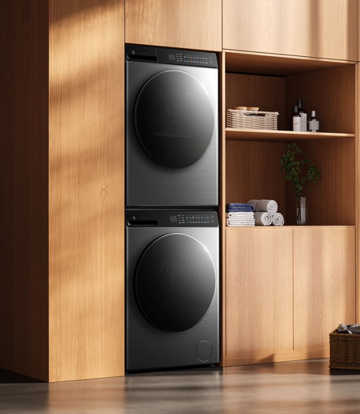 The Xiaomi Mijia Washer Dryer Set Pro. (Image source: Xiaomi)