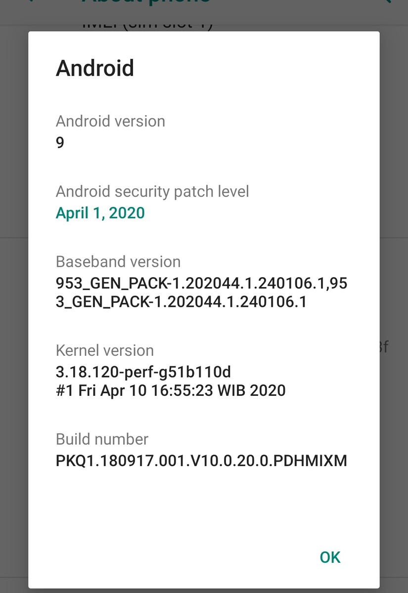 Mi a1 2025 february security patch