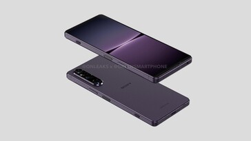 Xperia 1 V (Image source: GreenSmartphones/@OnLeaks)