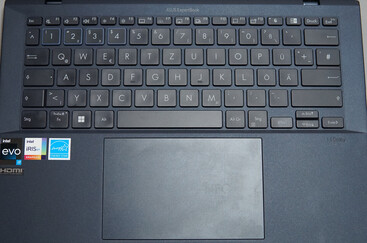 Large touchpad, comfortable keys