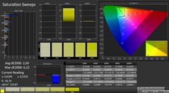 CalMAN: Saturation (calibrated)