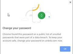 Password Leak Detection is a feature of Chrome 78. (Source: Google)