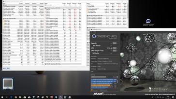 The Intel Core i5-9600K running at 4.8 GHz and 1.35 V