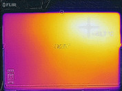 Heat-map back (idle)