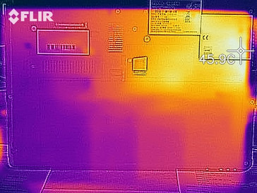 Thermal imaging under load - bottom