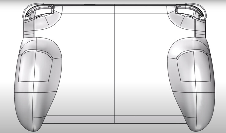 The back of the Win Mini with its grip bottom plate. (Image source: The Phawx)