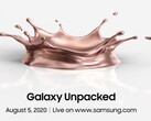 The next Galaxy Unpacked event will be live streaming at 10 a.m. ET August 5. (Image: Samsung)