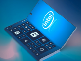 A rendered imagining of Intel's latest folding smartphone patent. (Source: LetsGoDigital)
