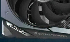 A leaked Asus RTX 3080 Ti card&#039;s faceplate. (Image Source: Videocardz)