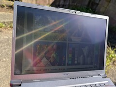 Outdoors under sunlight