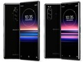 The Sony Xperia 1 (L) and Xperia 5 (R) both feature 21:9 OLED screens. (Image source: Sony - edited)