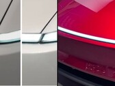 The new Model Y light bar and hood gaps may seem misaligned (Image source: ProjectRCC)