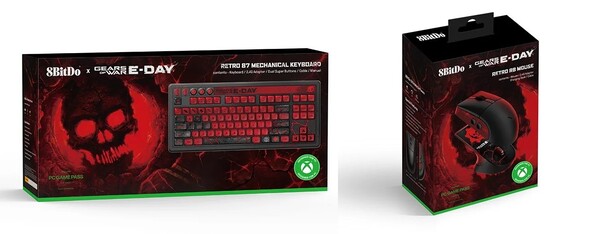 The 8BitDo Gears of War E Day Keyboard and Mouse Collection will be released at the end of October.