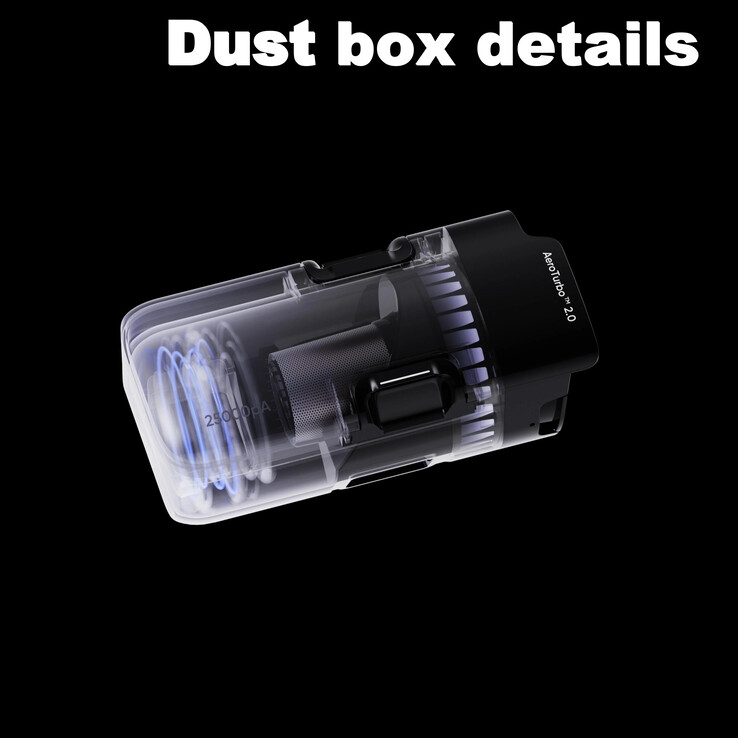 An image of the dust box for the new Eufy Robot Vacuum S2. (Image source: u/FarConcern2308 via Reddit)