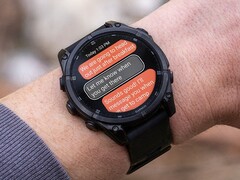 The Garmin Fenix 8 and related smartwatches gain keyboard tools in the latest beta update. (Image source: Garmin)