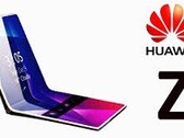 A concept render for the Huawei foldable phone. (Source: YouTube)