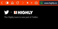 Highly homepage closeup (Source: Own) Highly homepage closeup (Source: Own)