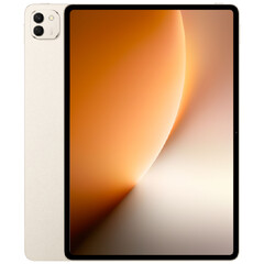 The Honor MagicPad 3 Pro in Floating Gold finish. (Image source: Weibo)