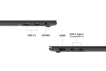 It comes with a good selection of ports. (Image Source: LG)