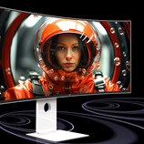The LG 40U990A-W 39.7-inch 5K2K curved monitor comes with Thunderbolt 5 connectivity, an integrated hub, and dual 10-watt speakers. (Image source: LG)