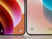A "Find X8s" (left) render. (Image source: Zhou Yibao via Weibo)