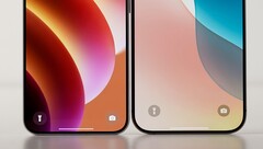 A &quot;Find X8s&quot; (left) render. (Image source: Zhou Yibao via Weibo)
