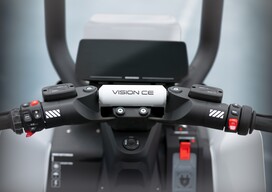 The 'cockpit' offers an LCD screen and a host of switch on either handle (Image source: BMW)