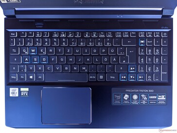 Acer Predator Triton 300 - input devices