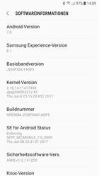 Samsung Galaxy J5 (2017): software