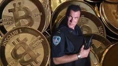 It's not known if Steven Seagal is backing Bitcoiin with his estimated US$16 million fortune. (Source: TechRadar)