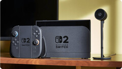 Official image Nintendo Switch 2 and its camera accessory. (Image source: Nintendo)