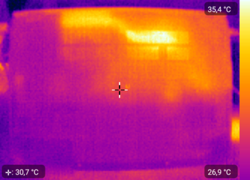 Heat development - Bottom (idle)