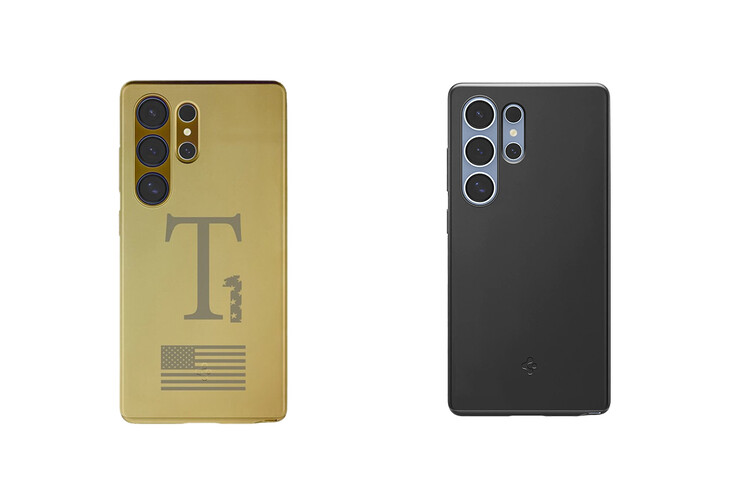 You can even see the Spigen logo on the T1's exterior near the bottom (Image Source: Trump Mobile/Spigen)
