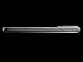 There are multiple versions of this promotional video. Pictured: a side view of the iPhone 17 Pro Max.