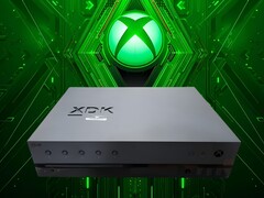 Xbox dev kit is shown (XDK) (Image source: eBay, Xbox Gaming with edits)