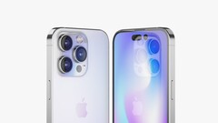 One of the latest iPhone 14 Pro renders. (Source: CGTrader)