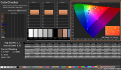 ColorChecker before calibration