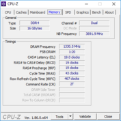 CPU-Z: Memory