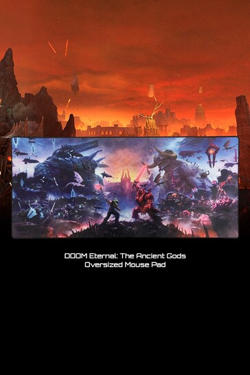 Doom Eternal mousepad (image via Bethesda)